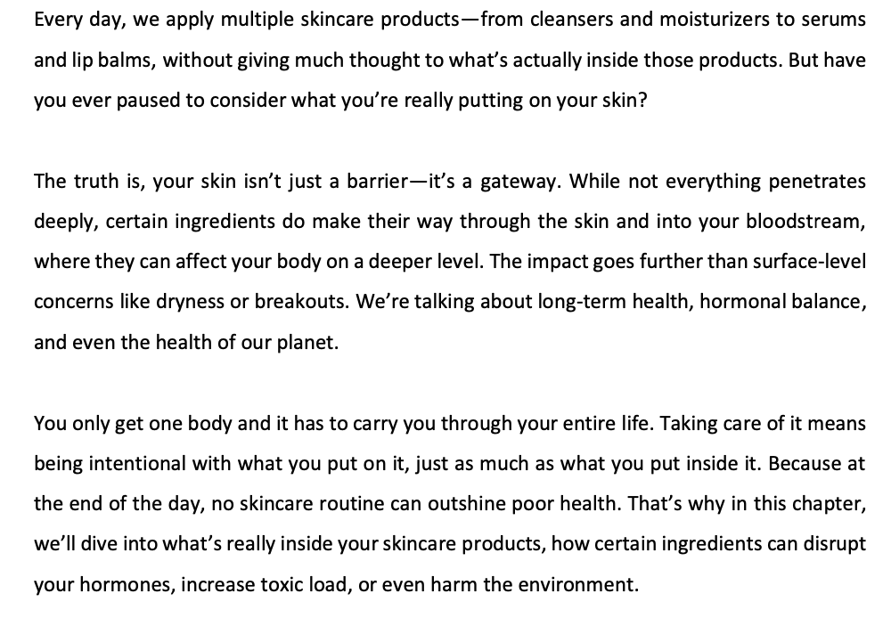 The Skincare eBook- Unlocking Your Best Skin Ever!
